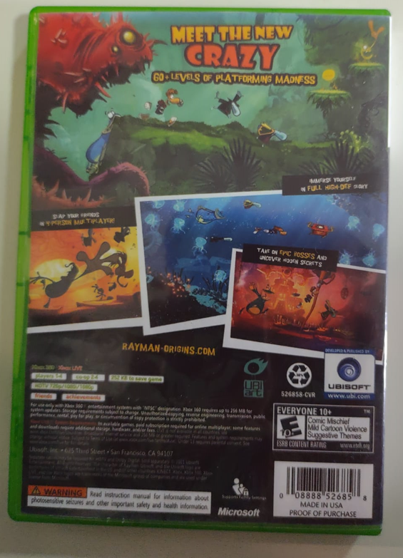 Jogo Rayman Origins - Xbox One & Xbox 360 Mídia Física - Ubisoft